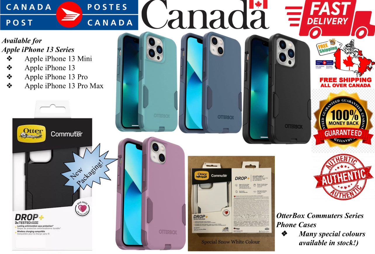 OtterBox Commuter Series Phone Case- for Apple iPhone 13 Series (special new colours available!) - Super Savings Technologies Co.,LTD OtterBox Commuter Series Phone Case- for Apple iPhone 13 Series (special new colours available!) - Super Savings Technologies Co.,LTD